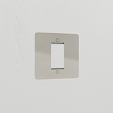 1G 25mm Module Plate - Polished Nickel