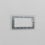 2G 100mm Module Plate - Clear Black