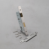 Euro Mortice Lock 60mm - Polished Nickel