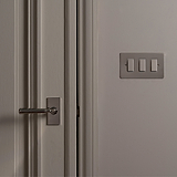 3G Two Way Rocker Switch - Polished Nickel White