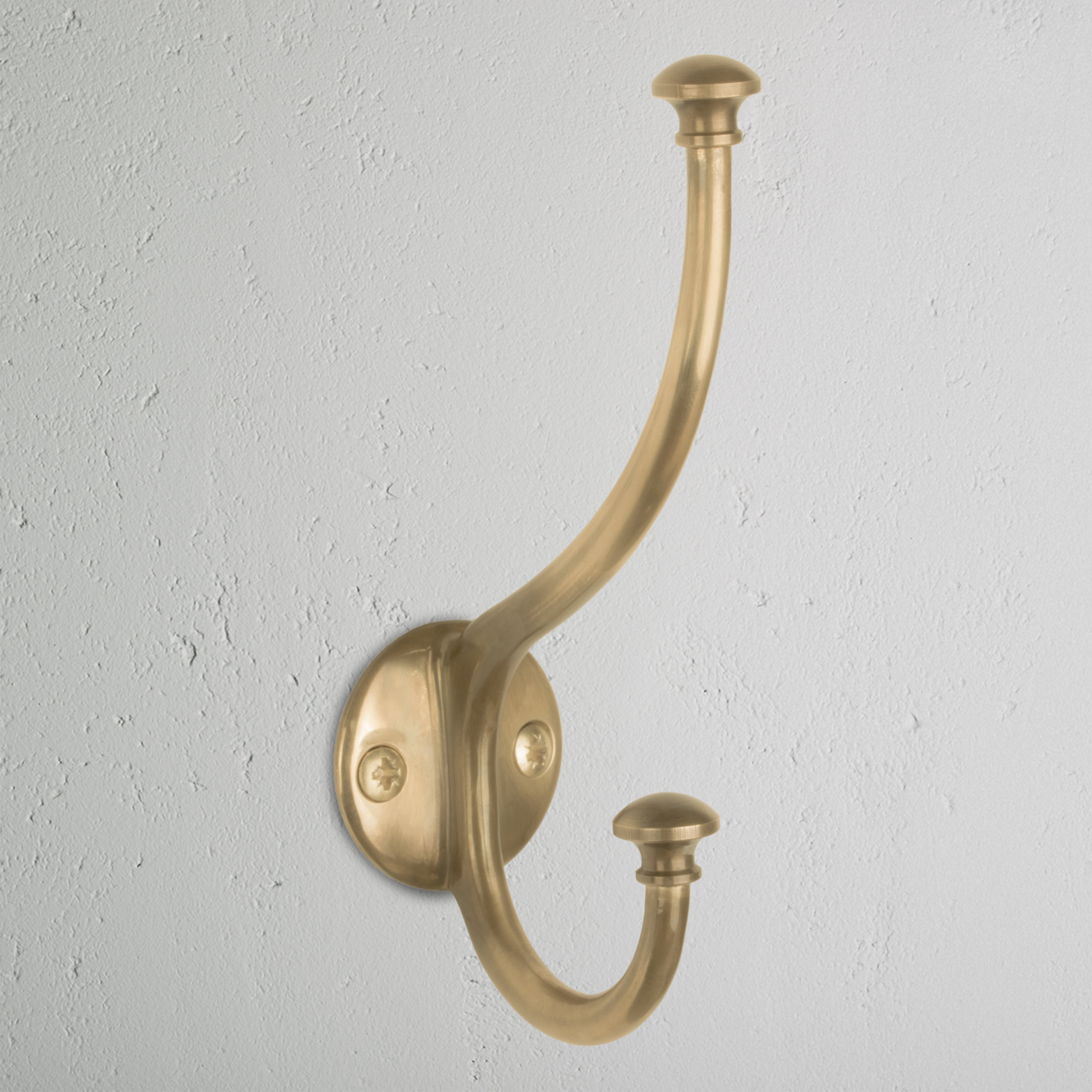 Vintage Mews Coat Hook Antique Brass