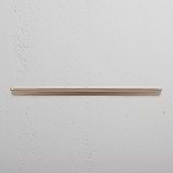 Oxford Furniture Handle 384mm in Antique Brass on display, a large pull handle for elegant decor enhancement.