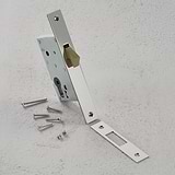 50mm Hook Lock - Polished Nickel