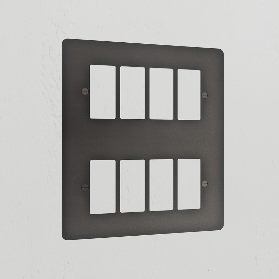 8G Rocker Switch Plate - Bronze