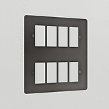 8G Rocker Switch Plate - Bronze