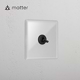 1G Smart Retractive Toggle Switch – Clear Bronze