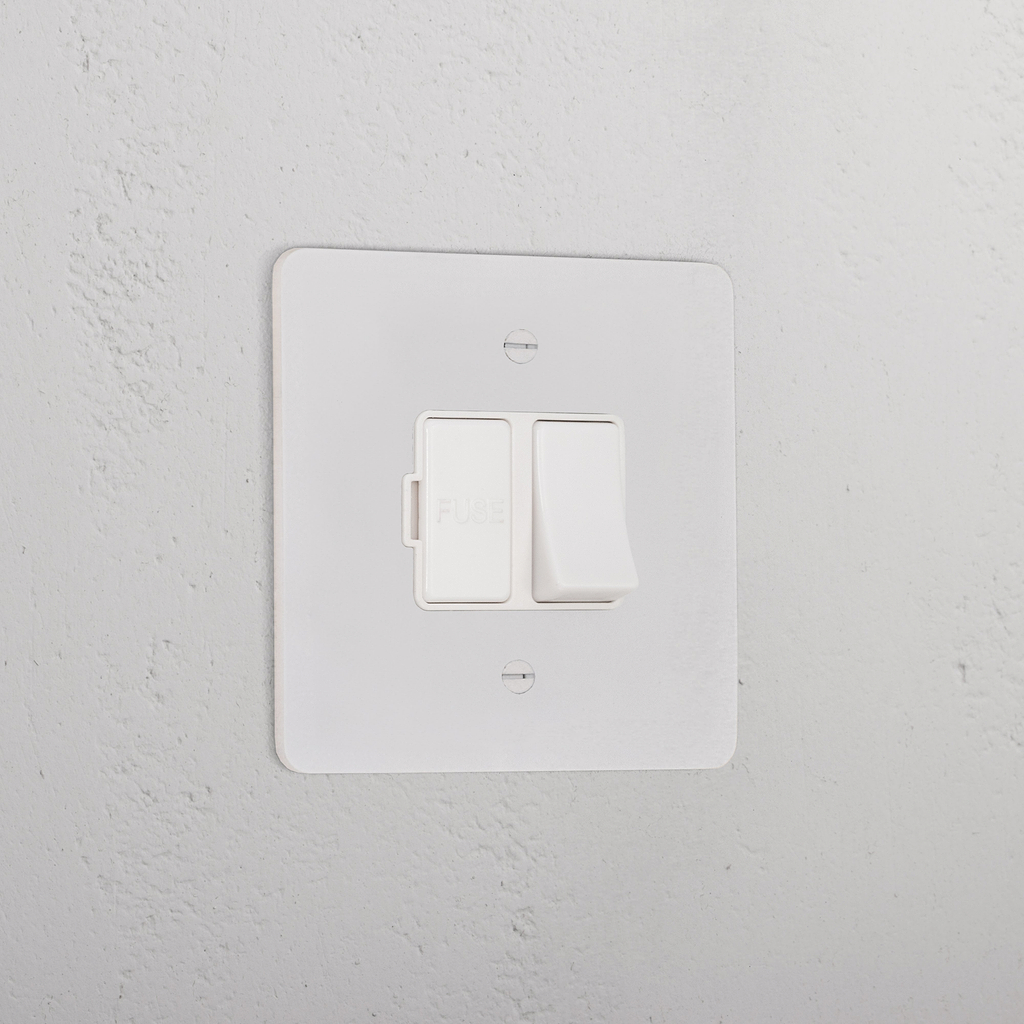 Switched Fused Spur (FCU) - Paintable White