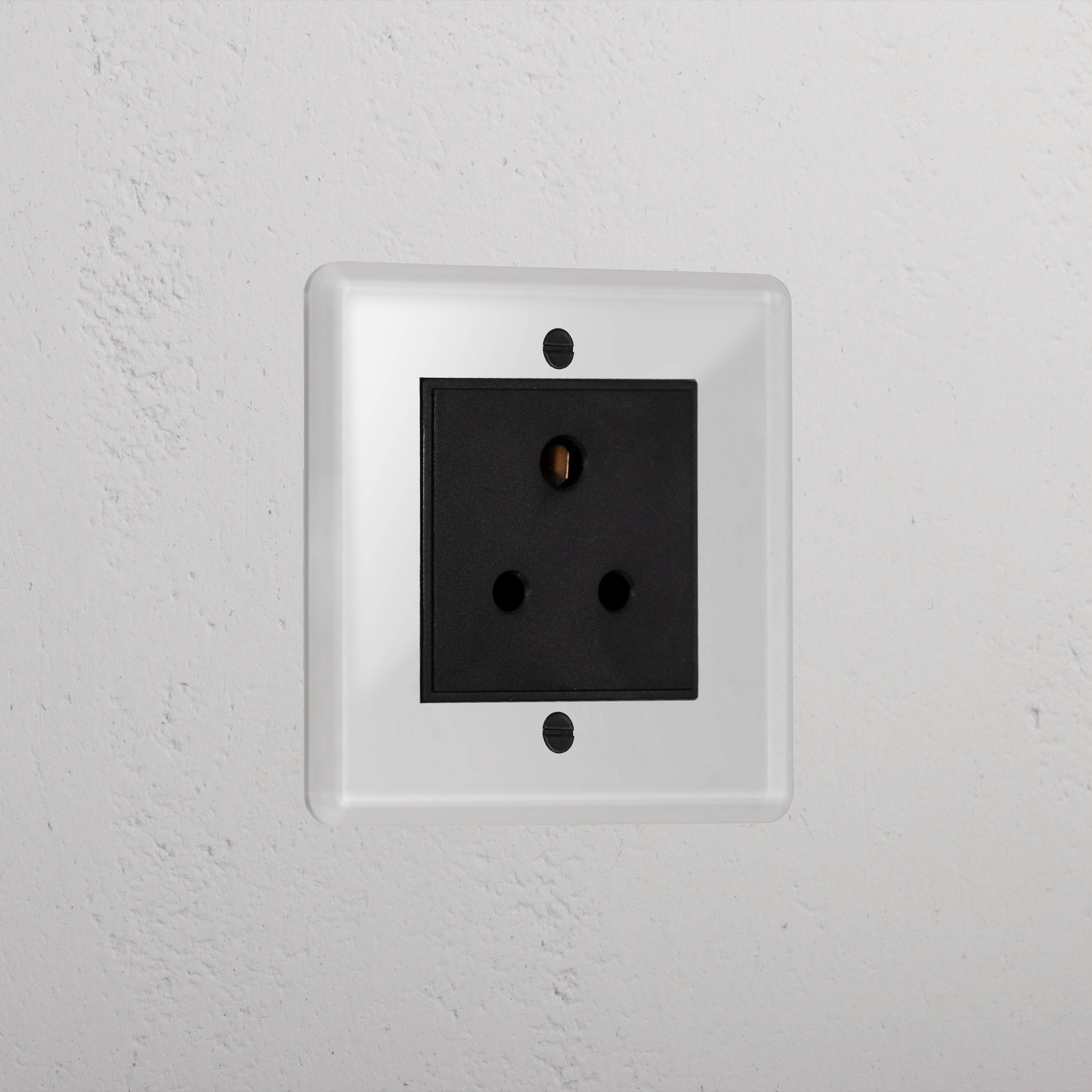 Clear 5A Light Luxury Socket Black