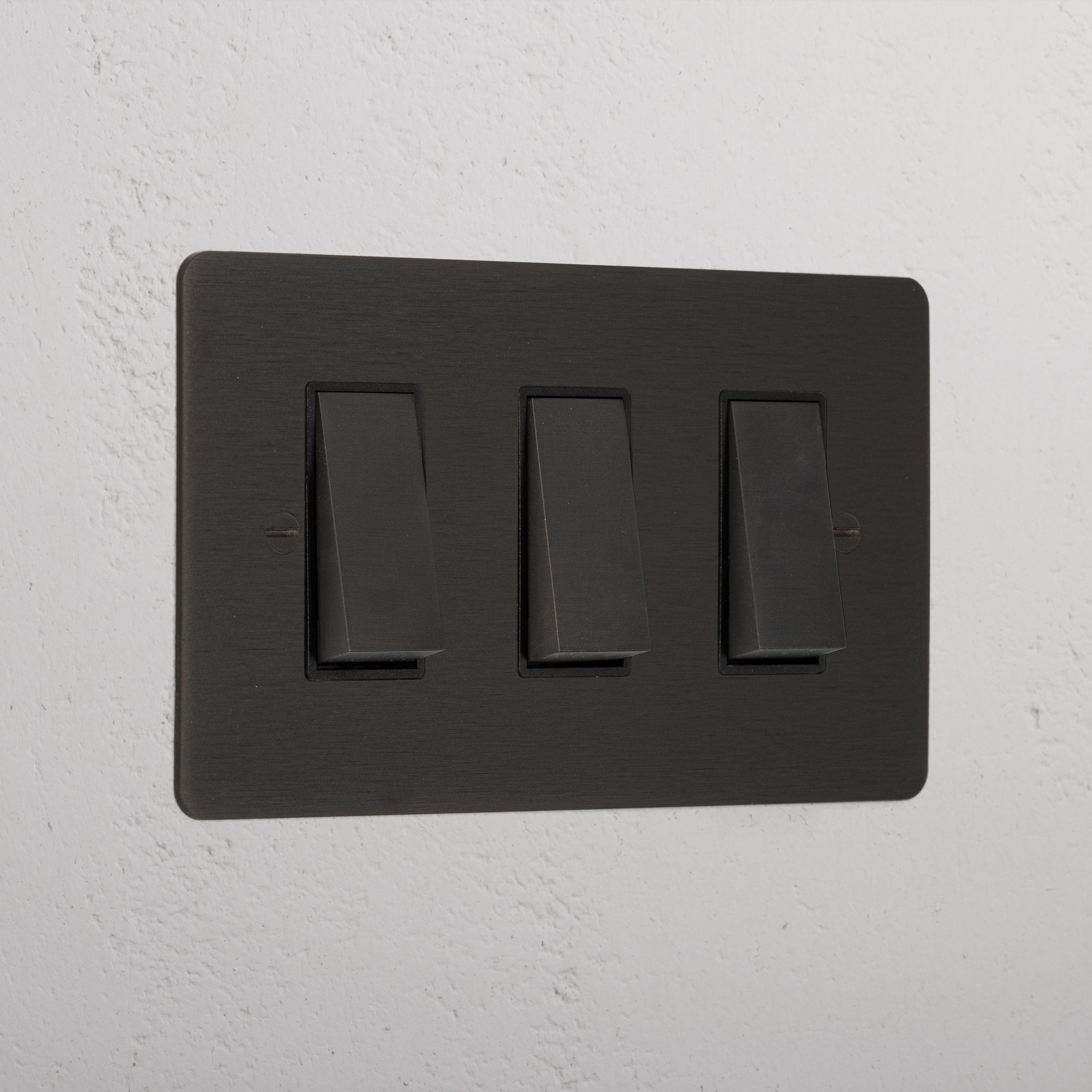 3G Two Way Rocker Switch - Bronze Black