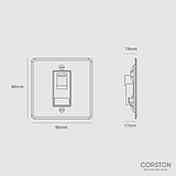 BT Master Socket - Clear Black