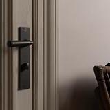 Digby Long Plate Sprung Door Handle - Bronze  