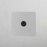 1G Smart Retractive Toggle Switch – Paintable Bronze