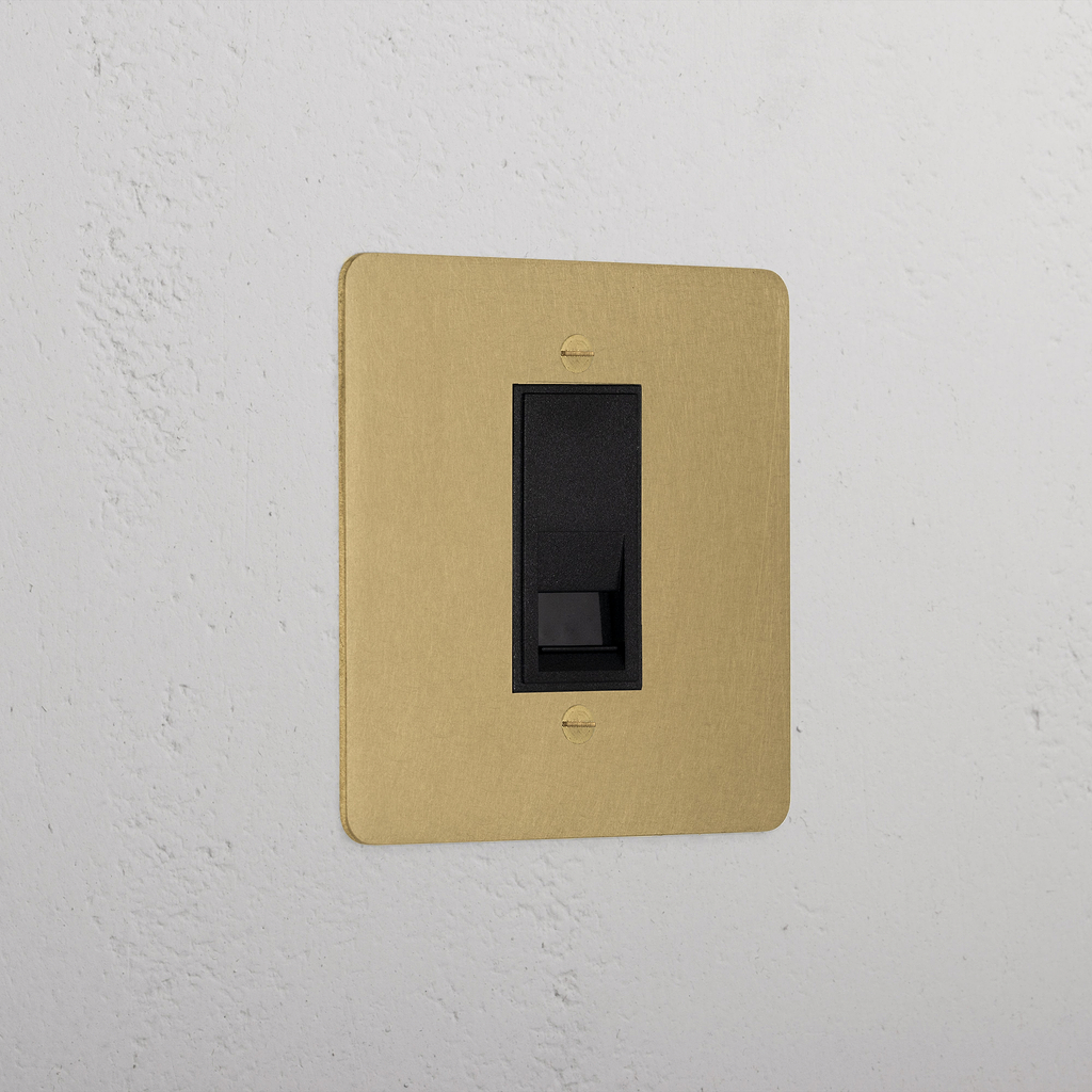 Premium Antique Brass Bt Master Socket Black