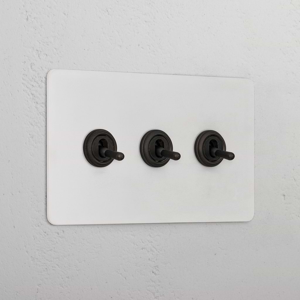 3G Two Way Toggle Switch _ Paintable Bronze