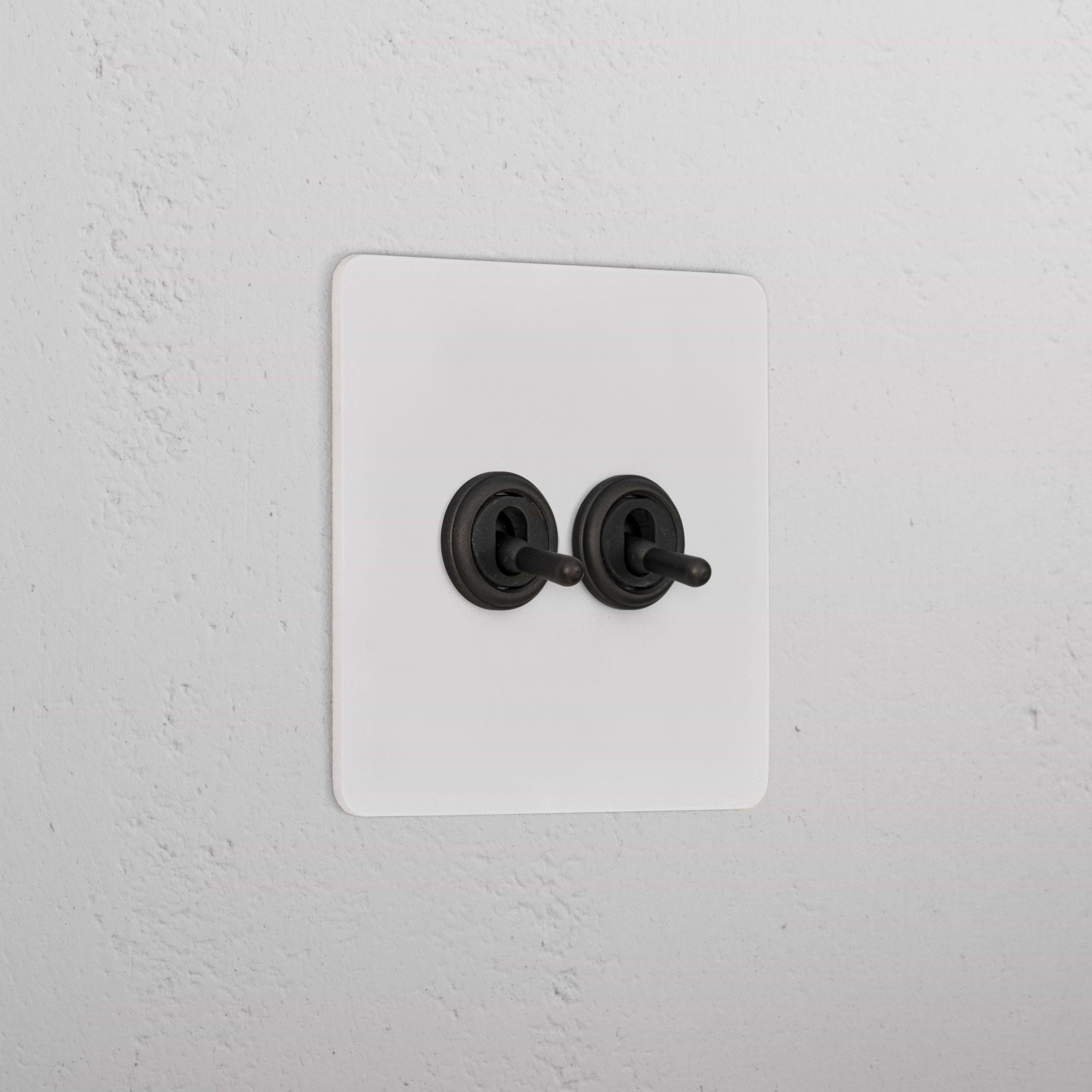 2G Two Way Toggle Switch _ Paintable Bronze