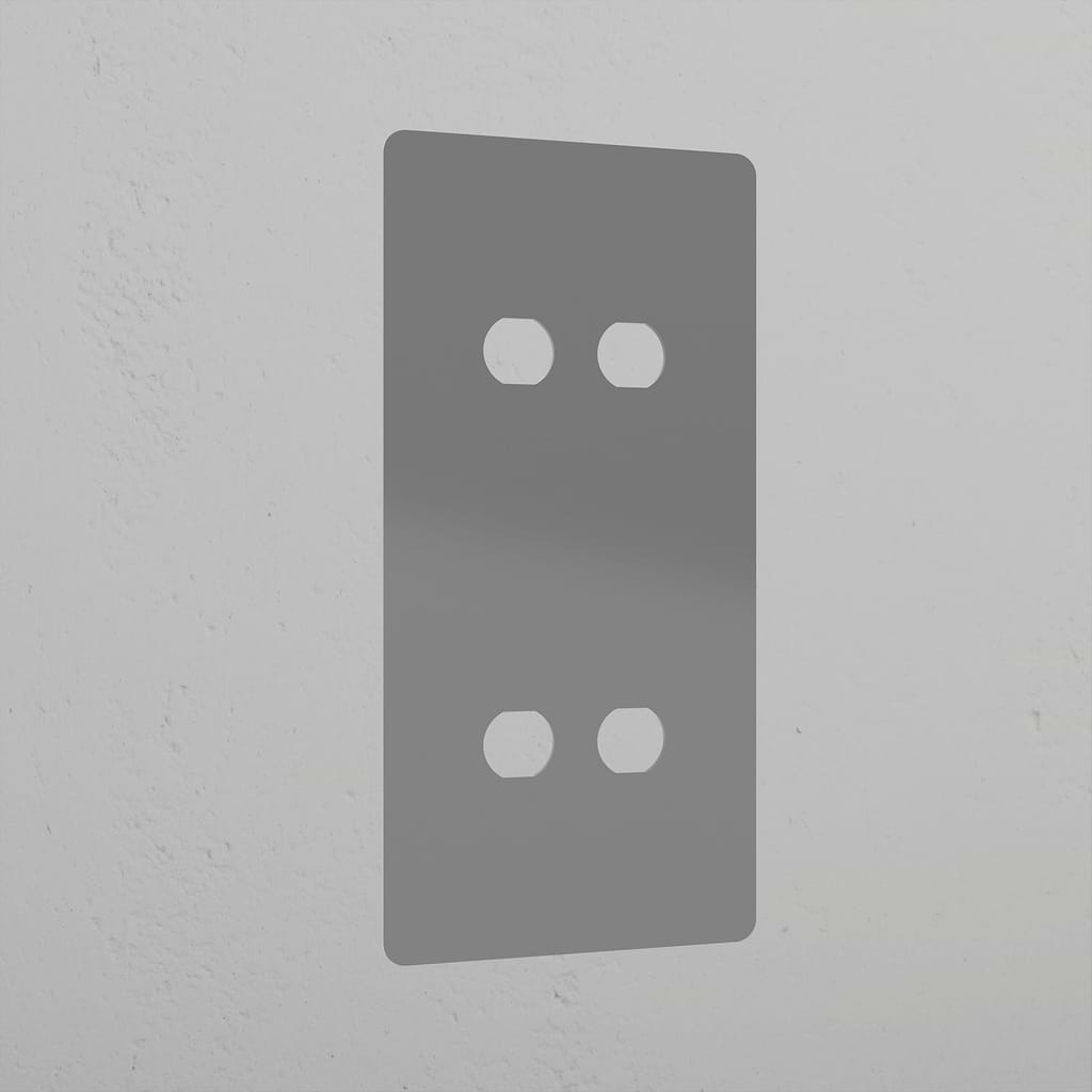 4G Vertical Switch Plate - Paintable  