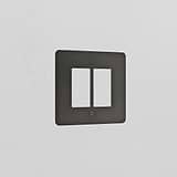 2G Rocker Switch Plate - Bronze