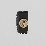 Intermediate Toggle Switch - Antique Brass