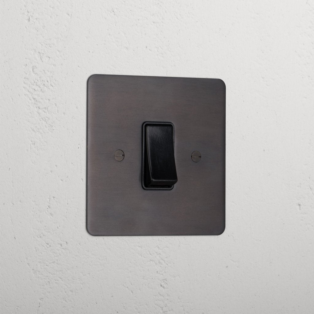 Bronze Designer 45A Cooker Switch Black