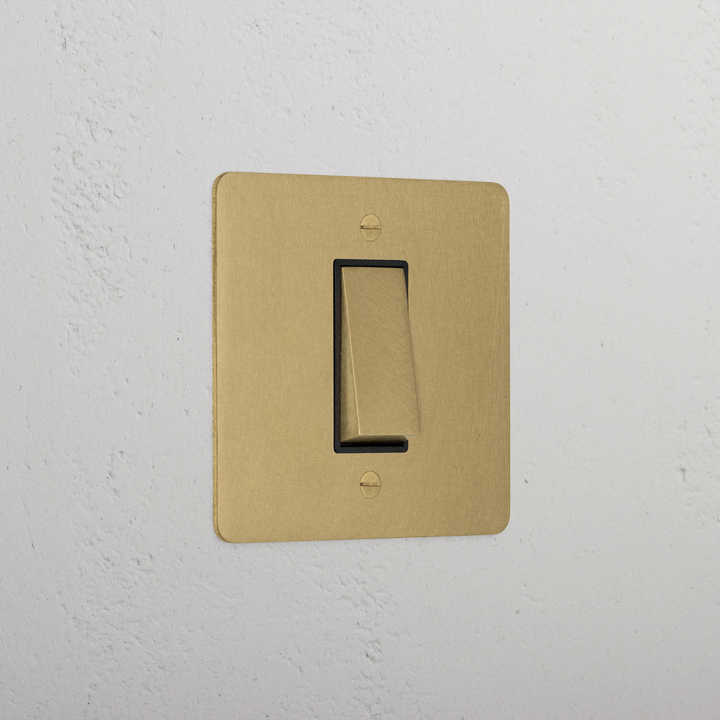 1G Intermediate Rocker Switch | Antique Brass Black – Corston