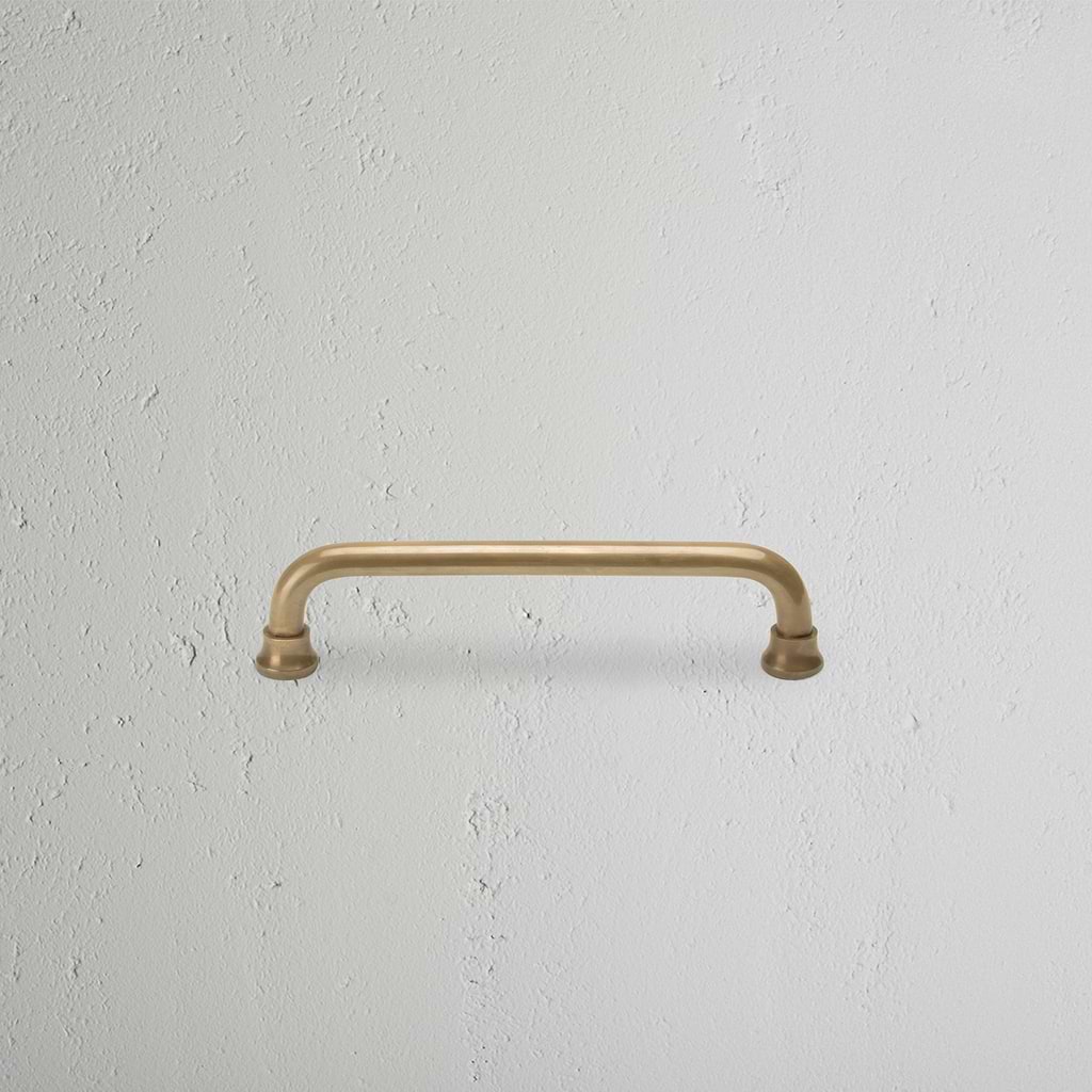 Antique Brass Sycamore Furniture Cupboard Handle - 128mm