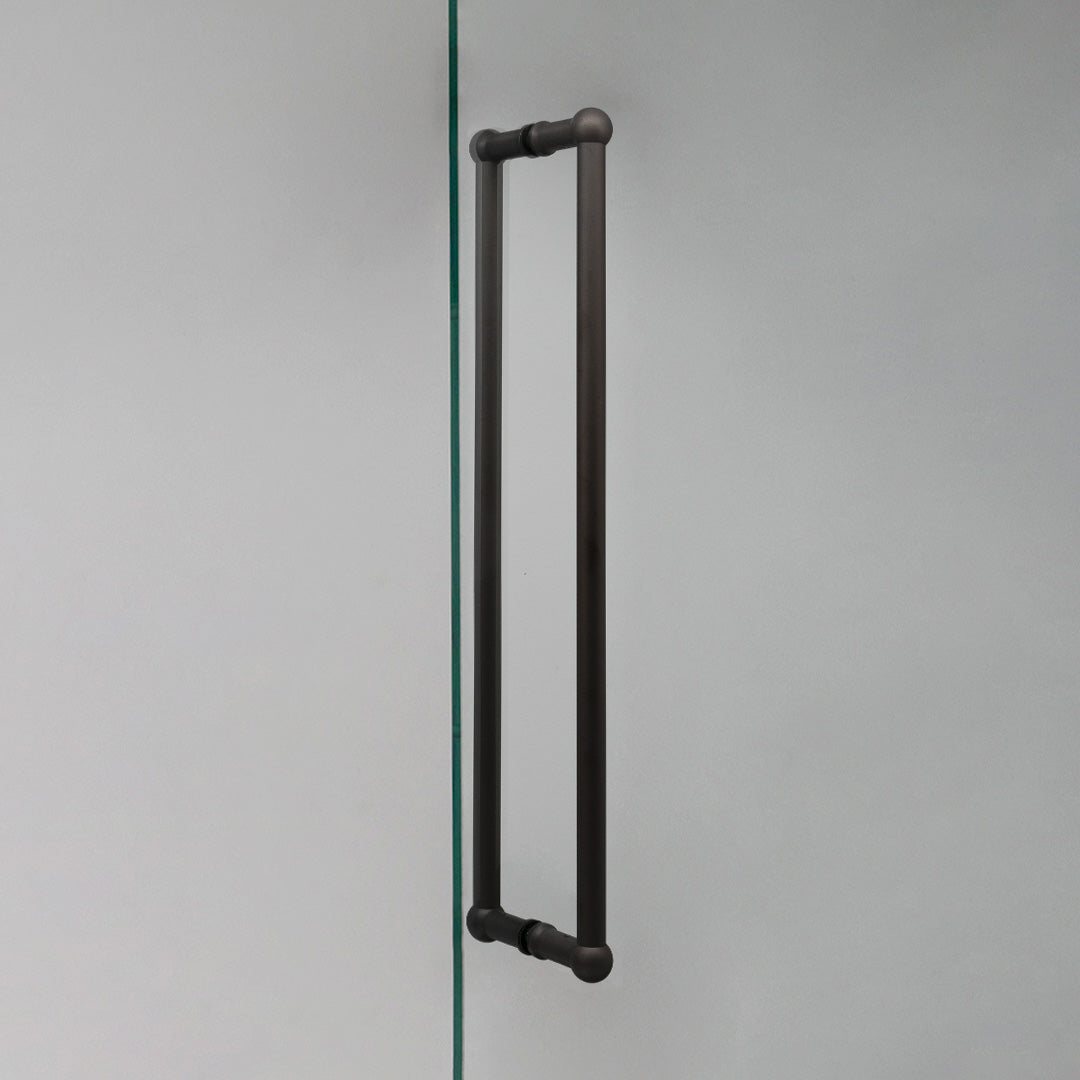 Bronze Harper Double Pull Handle 500mm On White Background