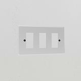 3G Rocker Switch Plate - Clear Black