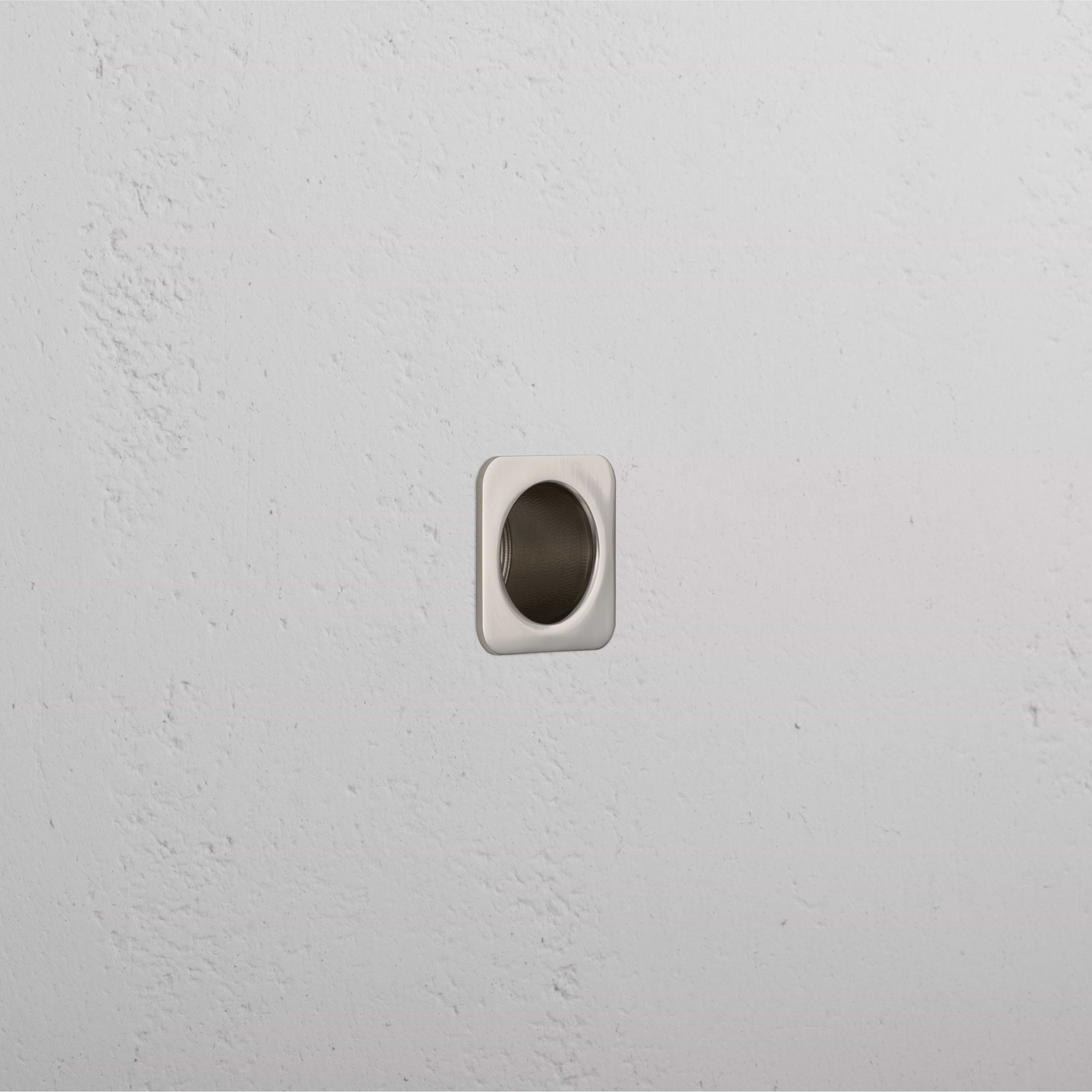 Regent Recessed Edge Pull - Polished Nickel