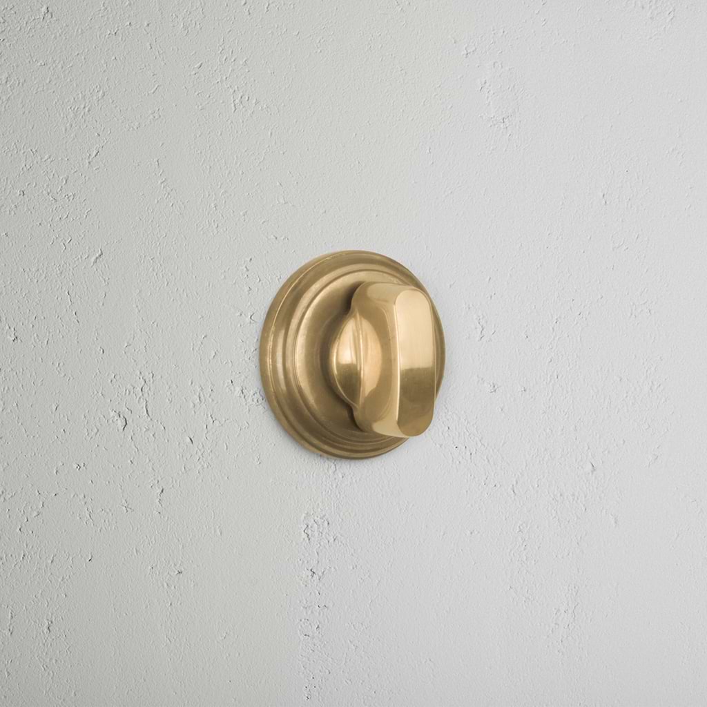 Canning Thumb Turn Latch - Antique Brass