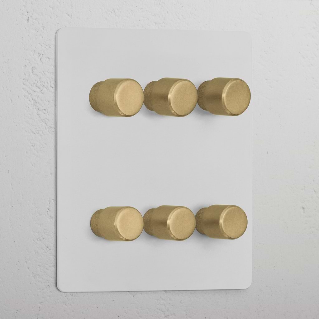 6G Dimmer Switch _ Paintable Antique Brass