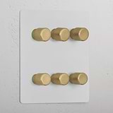 6G Dimmer Switch _ Paintable Antique Brass