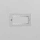 2G 100mm Module Plate - Clear Black