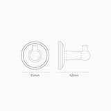 Hyde Hook - Antique Brass