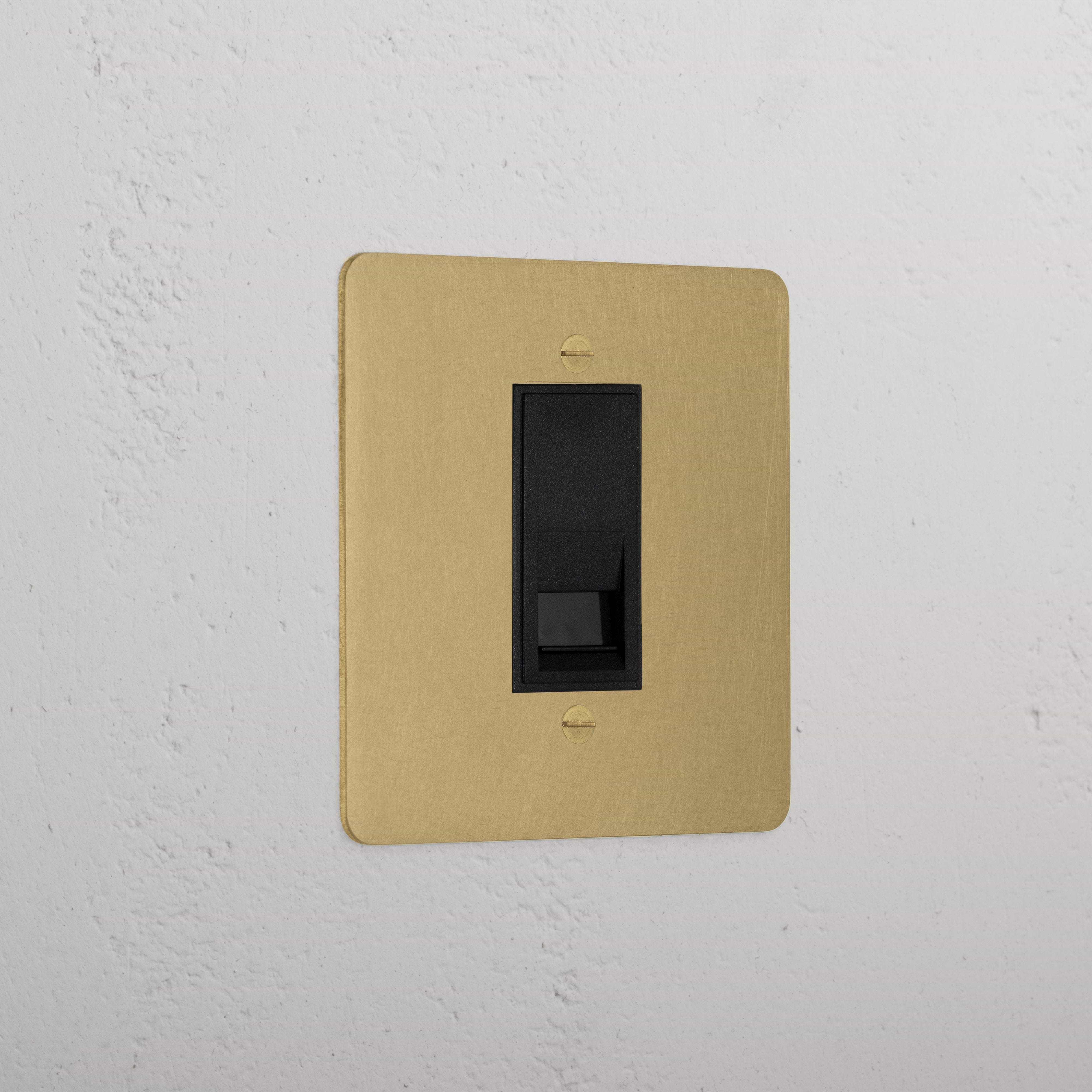 Premium Antique Brass Bt Master Socket Black