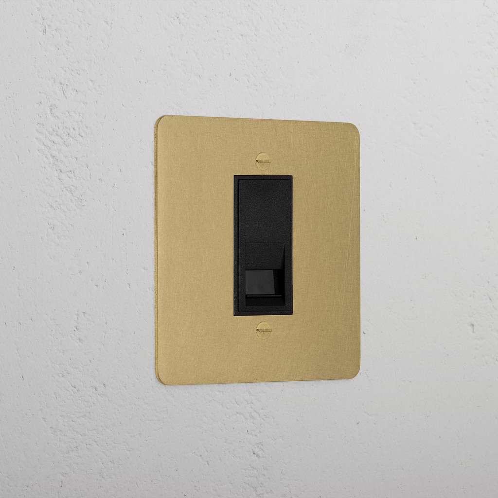 Premium Antique Brass Bt Master Socket Black