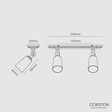 baylis double 35mm spotlight dimensions
