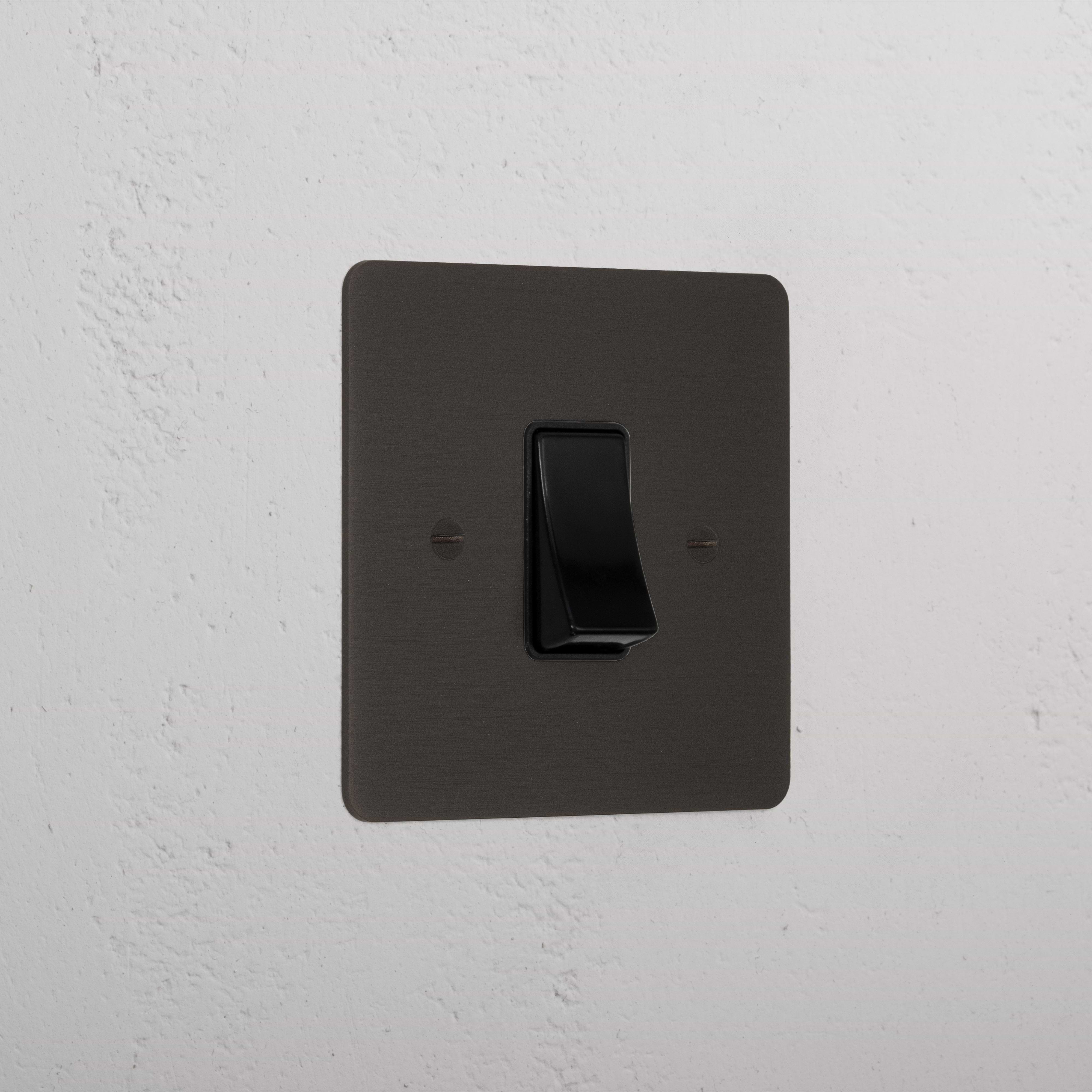 Bronze Designer 45A Cooker Switch Black