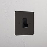 Bronze Designer 45A Cooker Switch Black