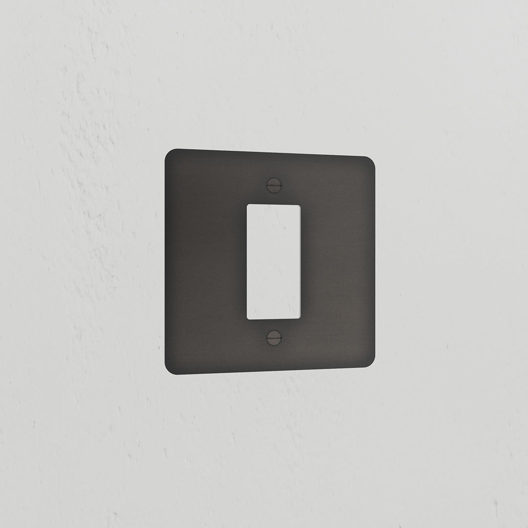 1G Rocker Switch Plate - Bronze