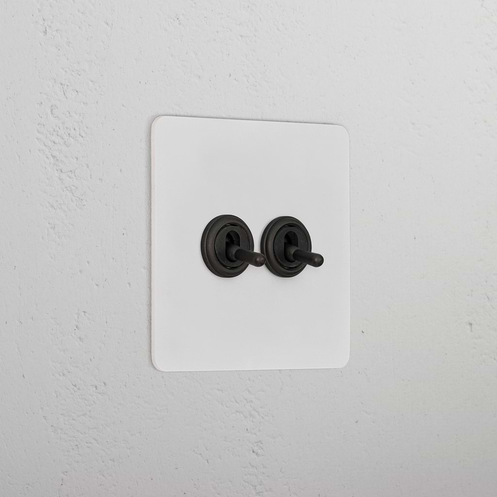 2G Two Way Toggle Switch _ Paintable Bronze