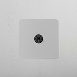 1G Smart Retractive Toggle Switch – Paintable Bronze
