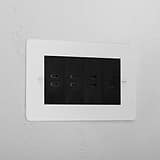 8x USB_C+C Socket _ Paintable Black