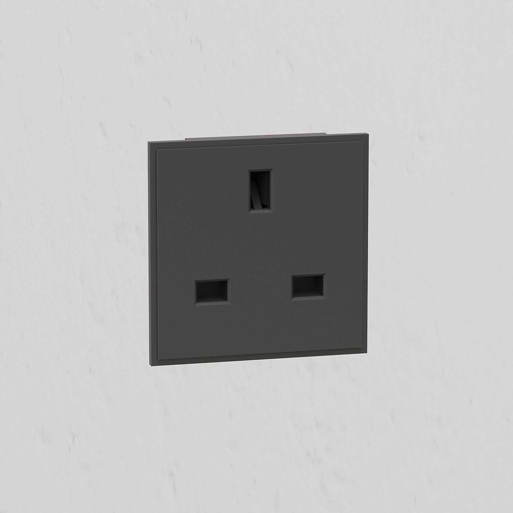 13A Uk Module - Black
