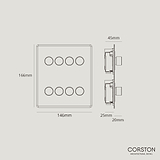 8G Two Way Dimmer Switch - Clear Bronze