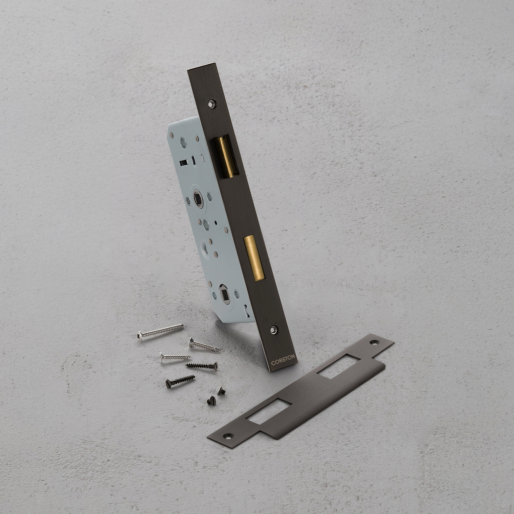 Bathroom Mortice Lock 60mm – Bronze