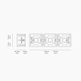 3x Single Plasterboard Back Box
