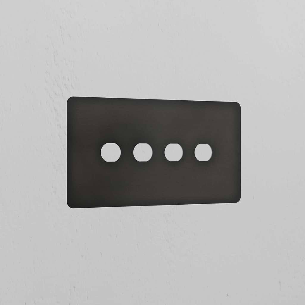 4G Switch Plate - Bronze