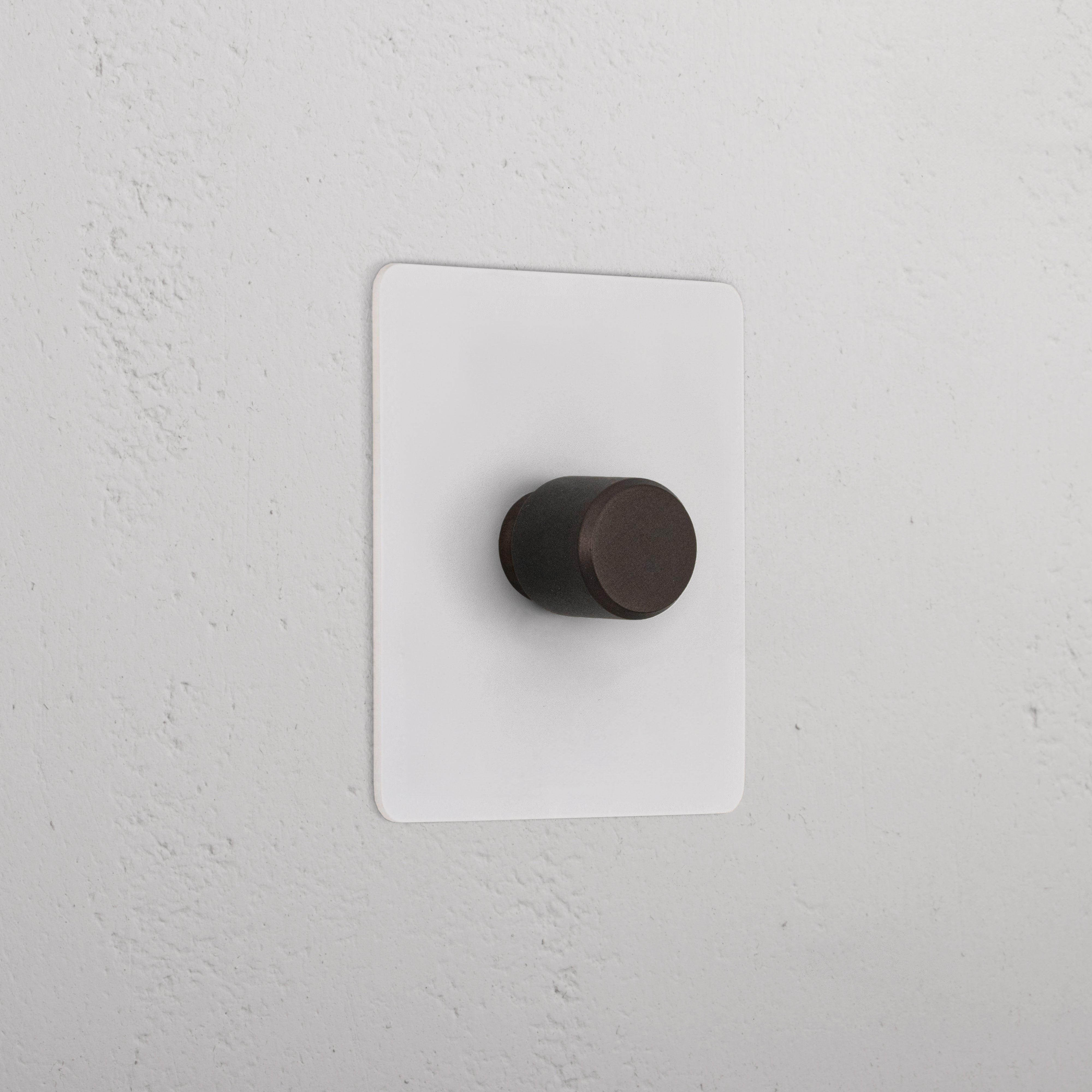 1G Dimmer Slimline Switch _ Paintable Bronze