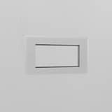 2G 100mm Module Plate - Clear White