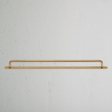 Kilburn Rustic Cupboard Furniture Handle - Antique Brass